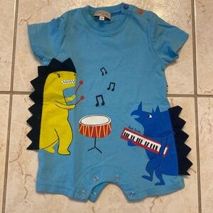 Paul Smith Junior Baby Boy's Ray Dinosaur Shortie size 3m